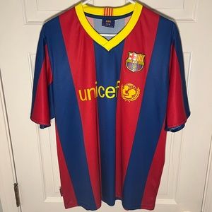 FCB Lionel Messi Barcelona Jersey Unicef